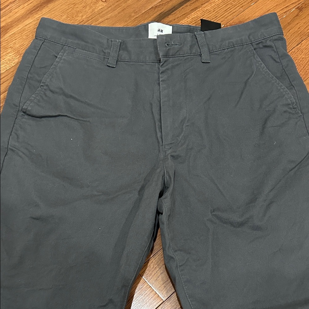 H&M Dark Gray Chinos for Men